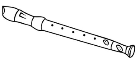 Дудочка раскраска для детей