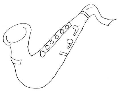 Свирель духовой музыкальный инструмент раскраска