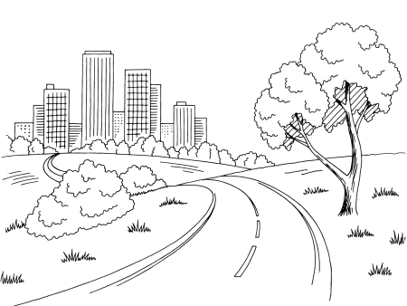 Раскраски в дорогу