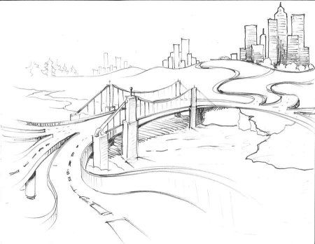 Дорога нарисованная