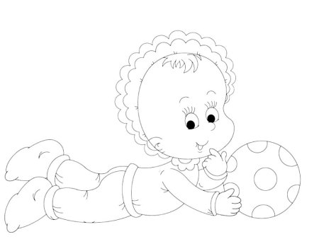 The Baby in Yellow раскраска