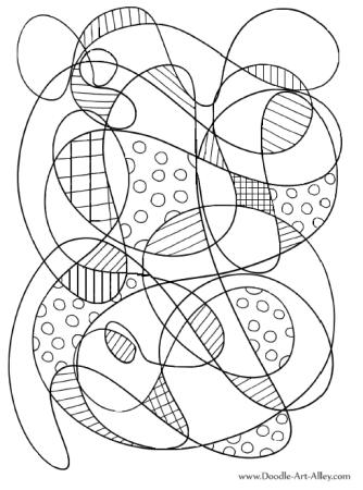 Раскраска абстракция