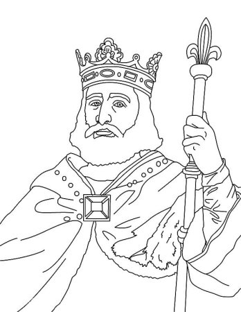 Король раскраска