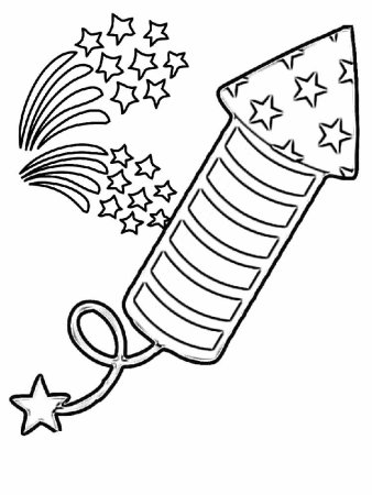 Раскраска хлопушка Новогодняя