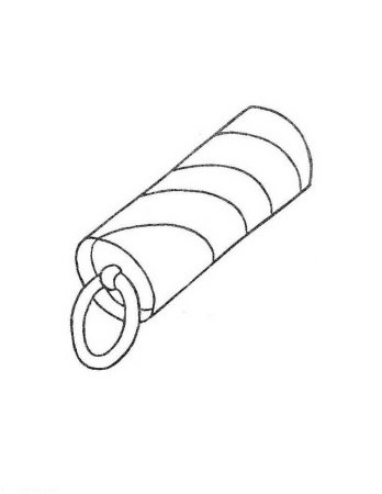 Хлопушка раскраска