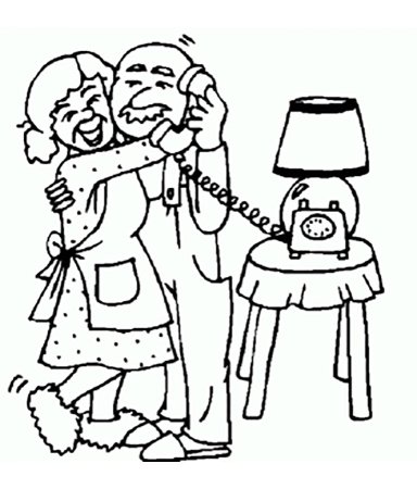 Санта Клаус раскраска