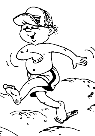 Закаливание раскраска