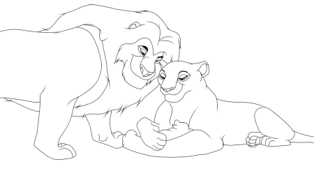 Король Лев Муфаса и Сараби