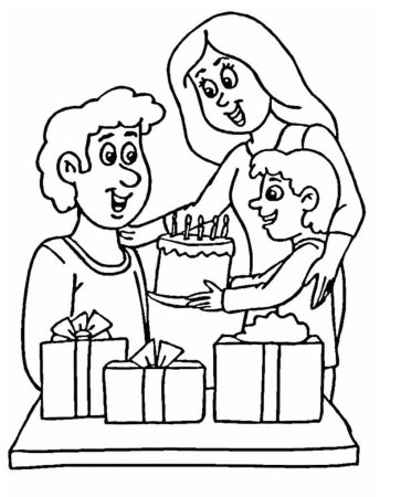 Раскраска Новогодняя еда