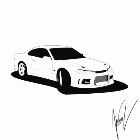 Nissan Silvia s15 рисунок