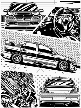 Автомобиль в графике