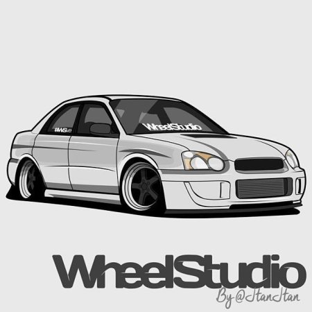 Раскраска Субару Импреза WRX