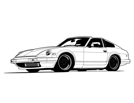 Nissan 240z сбоку