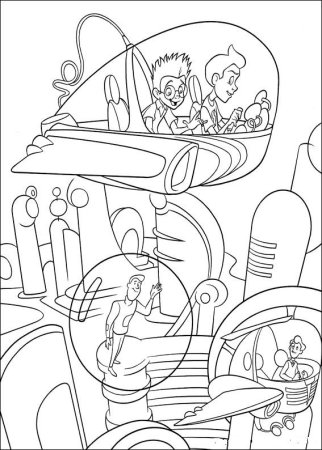 Автомобиль будущего раскраска для детей