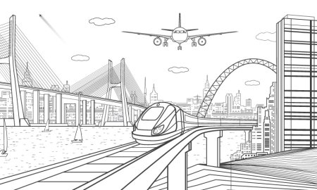 Город будущего раскраска для детей легкая