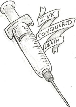 Шприц карандашом