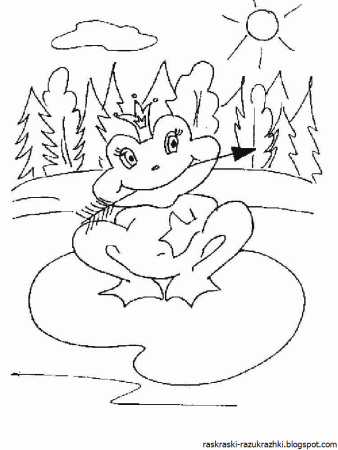 Маша и медведь сказка raskraska