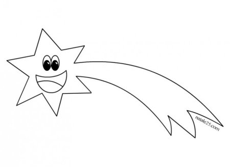 Комета раскраска