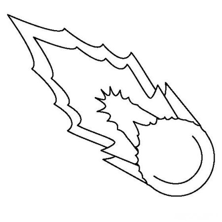 Метеорит раскраска