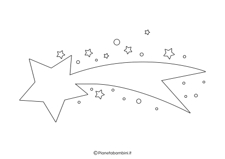 Комета раскраска