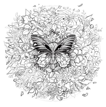 Раскраски антистресс метаморфозы