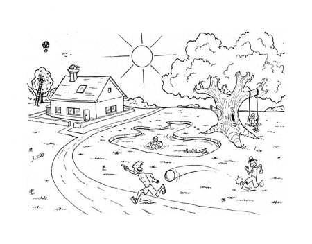 Рисунок к стихотворению Есенина