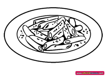 Раскраска продукты питания