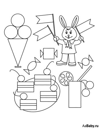 Рисунок из геометрических фигур