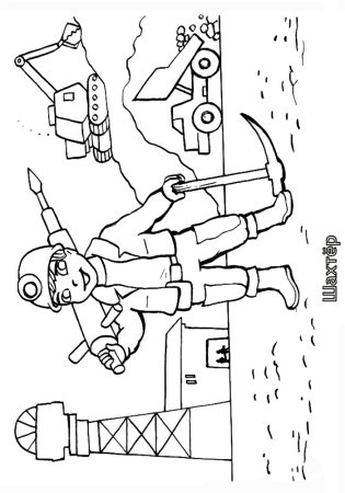 Охрана труда раскраски для детей