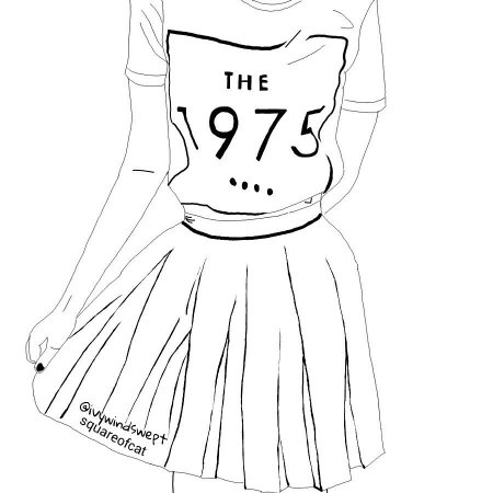 Рисунки для скетчбука в стиле девушки