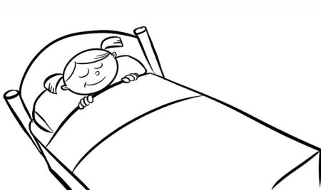 Сон раскраска