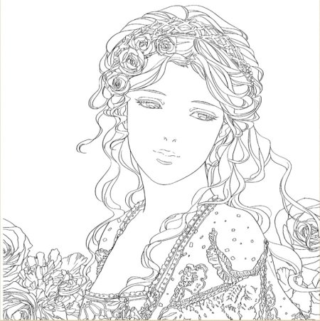 Разукрашка принцесса Аврора