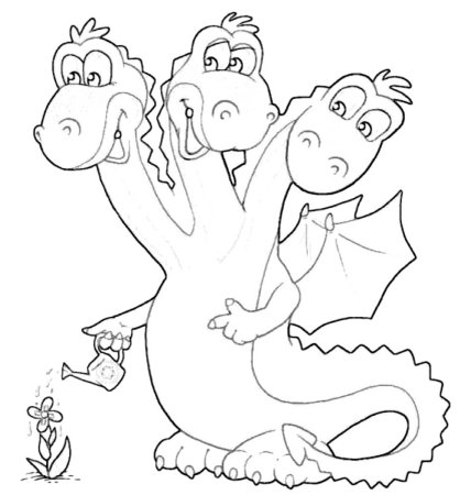 Буратино. Раскраска.