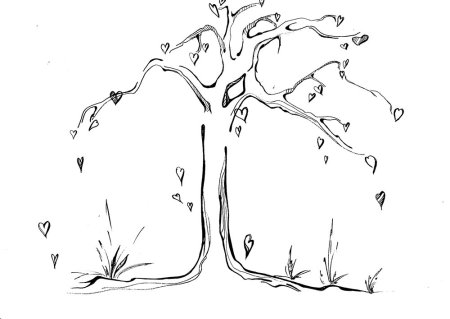 Раскраска деревья и кустарники