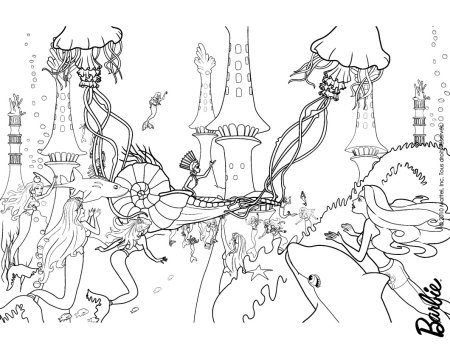 Сказочный мир. Раскраска