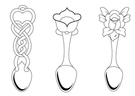 Роспись ложек деревянных для детей