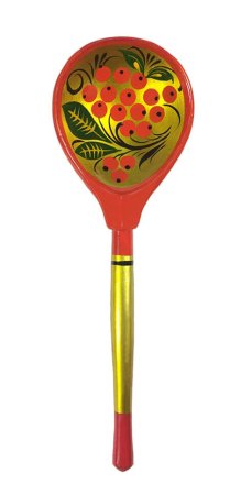 Трафарет деревянной ложки для рисования