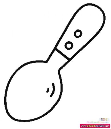 Деревянная ложка раскраска