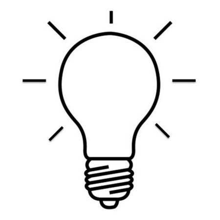 Лампочка раскраска