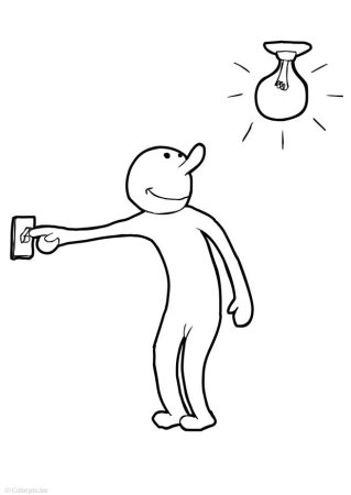 Свет раскраска