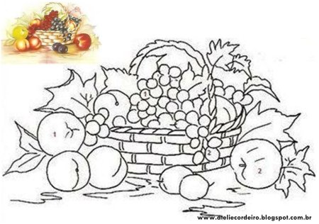 Натюрморт раскраска