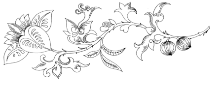 Растительный орнамент эскиз