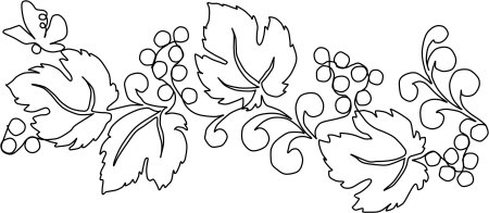 Хохлома трафарет