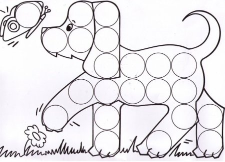 Трафареты для мозаики детям