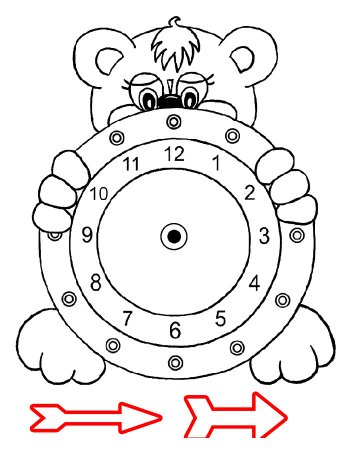 Поделка часы для детей