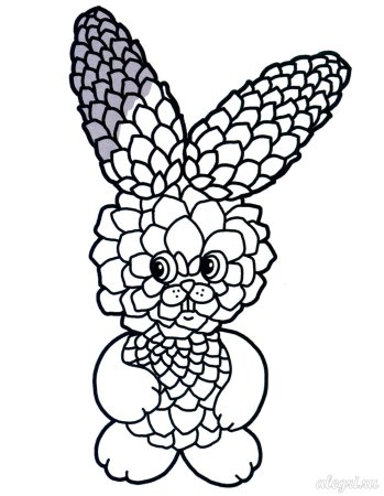 Рисунок из шишек для 1 класса