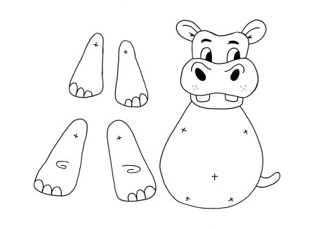 Игрушка дергунчик из картона