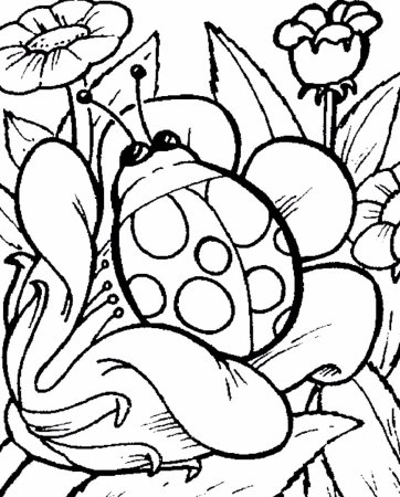 Раскраска природа для детей