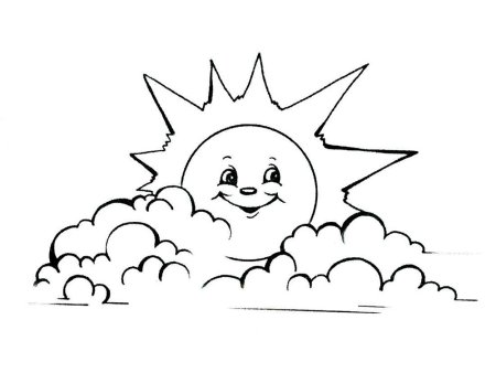 Облака карандашом