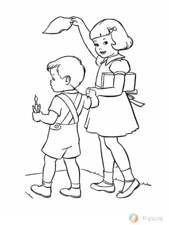 Раскраска младенец